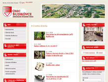 Tablet Screenshot of budkovce.sk